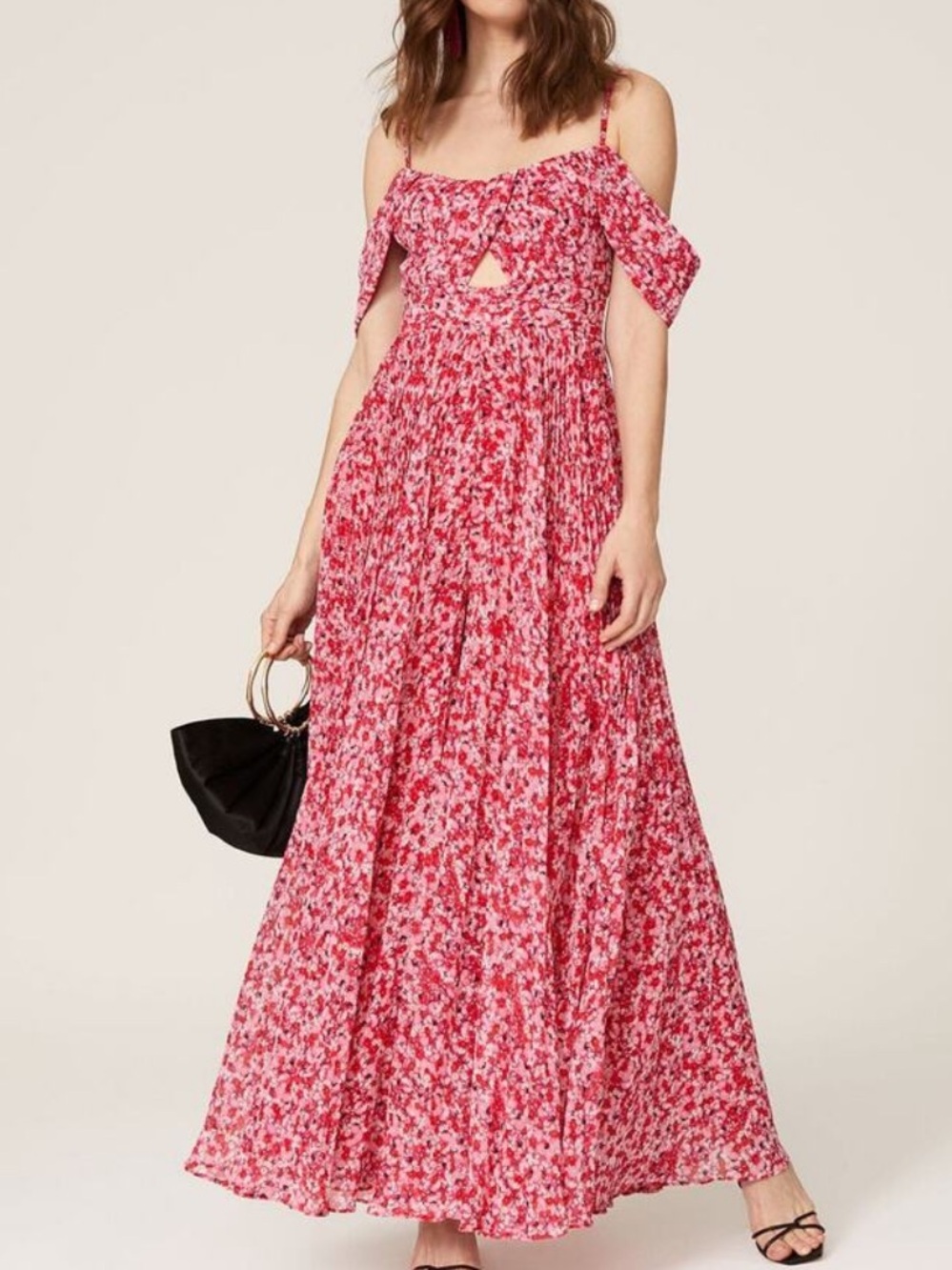 Fame & Partners The Imina Jumpsuit Floral Pleated